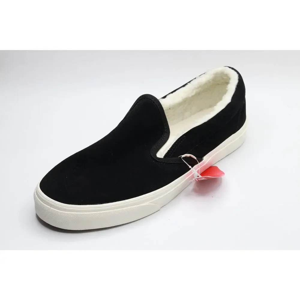 VANS CLASSIC SLIP-ON™ COZY HUG BLACK MEN'S 10.5, WOMEN'S 12 MEDIUM